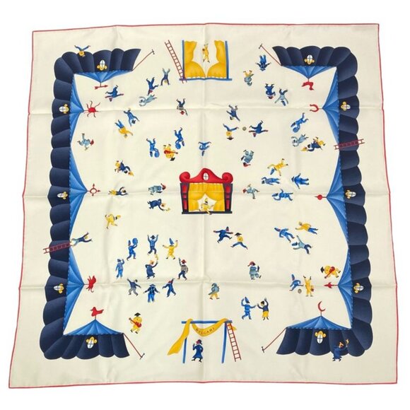 Bvlgari Scarf Large Silk Clown Multicolor